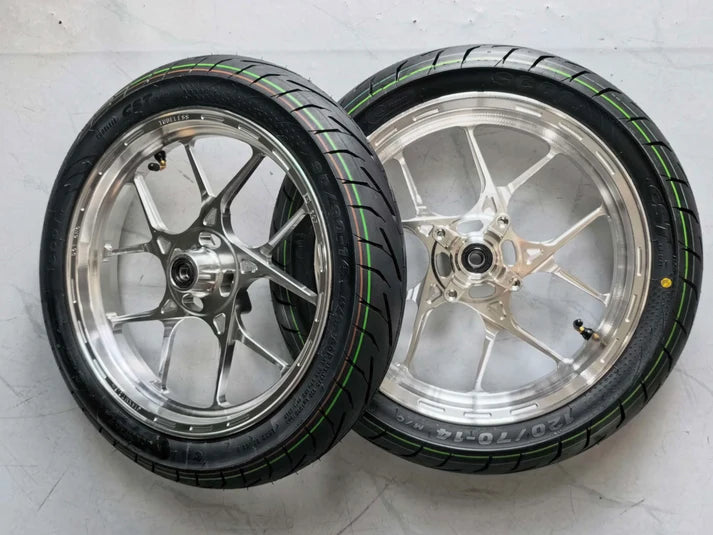 CNC RAW 14" Supermoto Set
