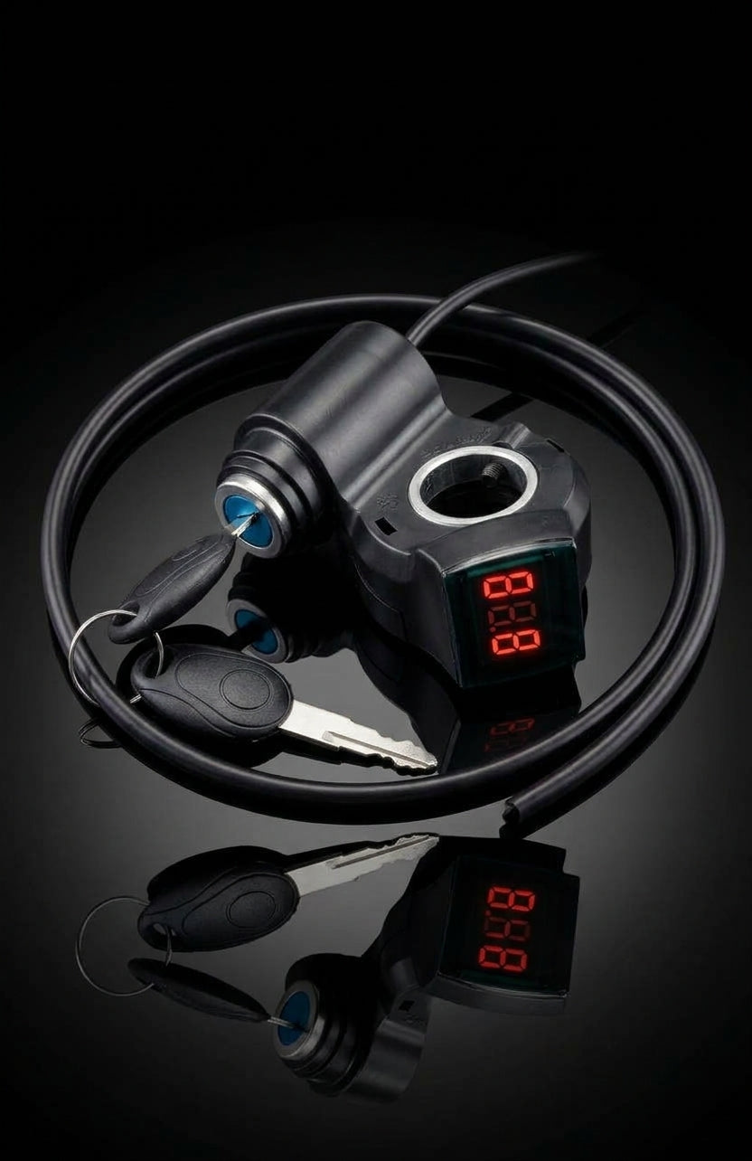 Key Ignition With Voltmeter