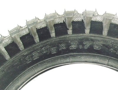 12.5 x 2.75 Tire; Knobby Tread - Razor MX