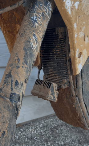 Universal bolt on battery powered wheelie light