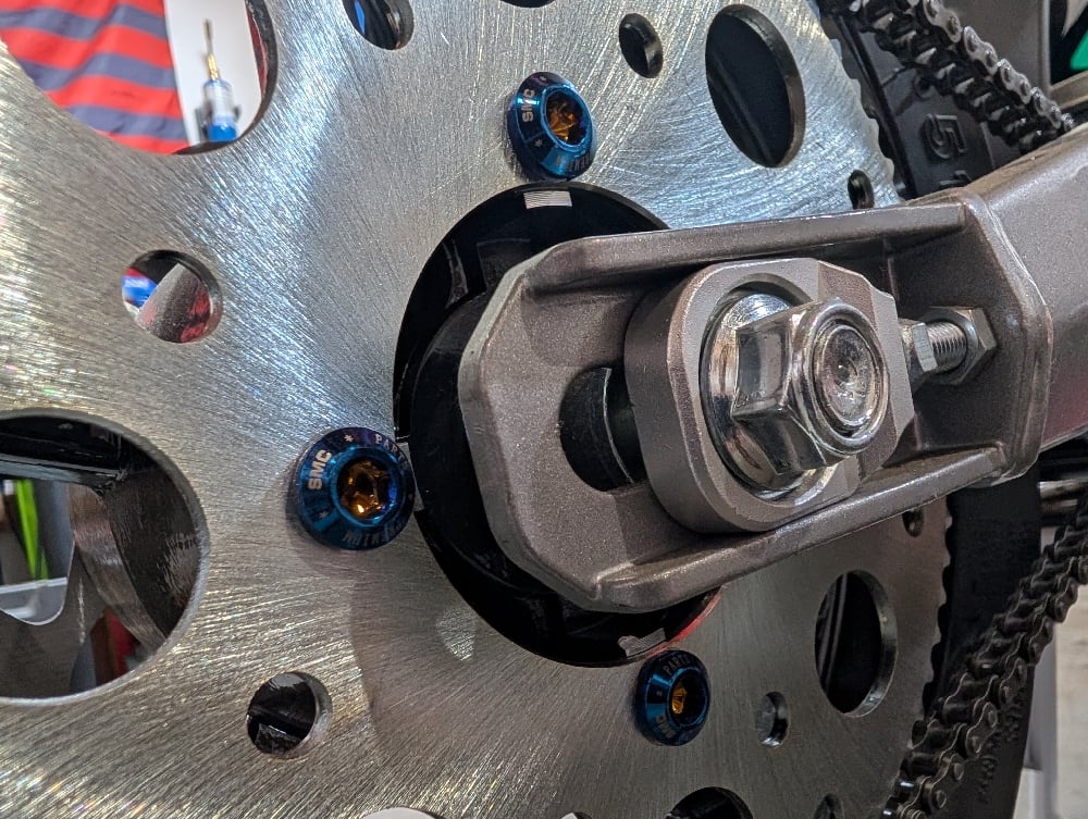 ETM RTR Rear Titanium Sprocket Bolts (Set of 4)